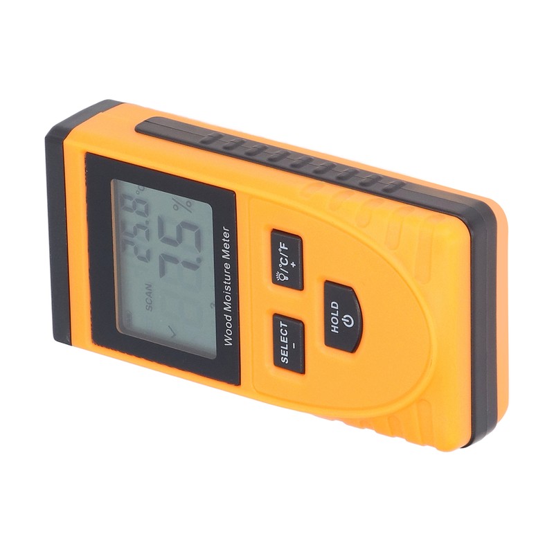 Inductive Wood Moisture Meter High Accuracy LCD Display Lumber Moisture