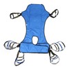 Patient Full Body Lift Sling Royalblue Head Support Toileting Transfer