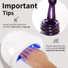 Firedeep Purple Pearl Gel Nail Polish 16ML Big Bottles Purple