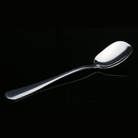12 Ice Cream Spoons 14.5 x 3 cm High-Gloss Polished Stainless Steel 18/0