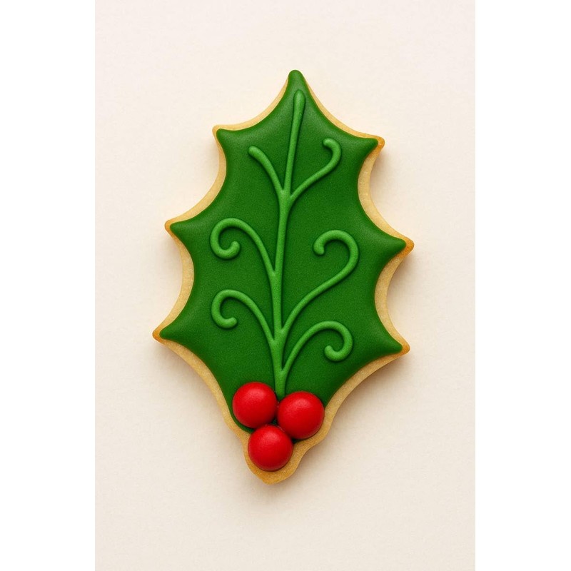 Holly Leaf 3.25 Inch Cookie Cutter from The Cookie Cutter