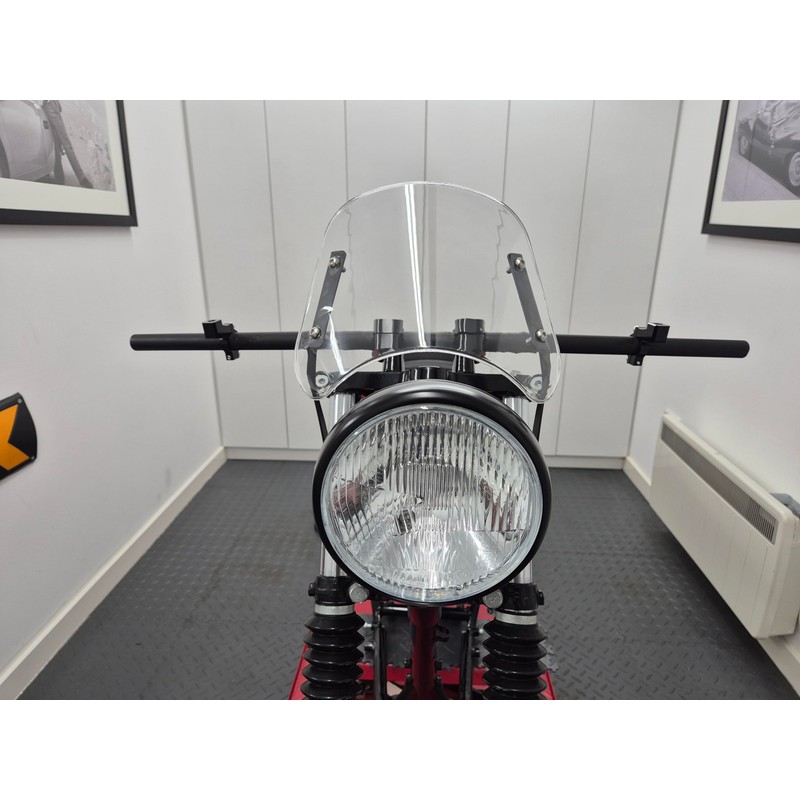 Motorcycle Flyscreen Windshield Windscreen Deflector | Universal | Clear Screen