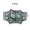 SOONHUA Fishing Bait Traps,Portable Fishing Net Foldable 6 Holes Bait