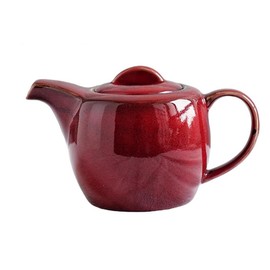16.9 oz Porcelain Teapot with Lid | Multi-Use Ceramic Coffee & Tea Pot for Tea, Coffee, Milk, & Flower Tea | Microwave & Dishwasher Safe