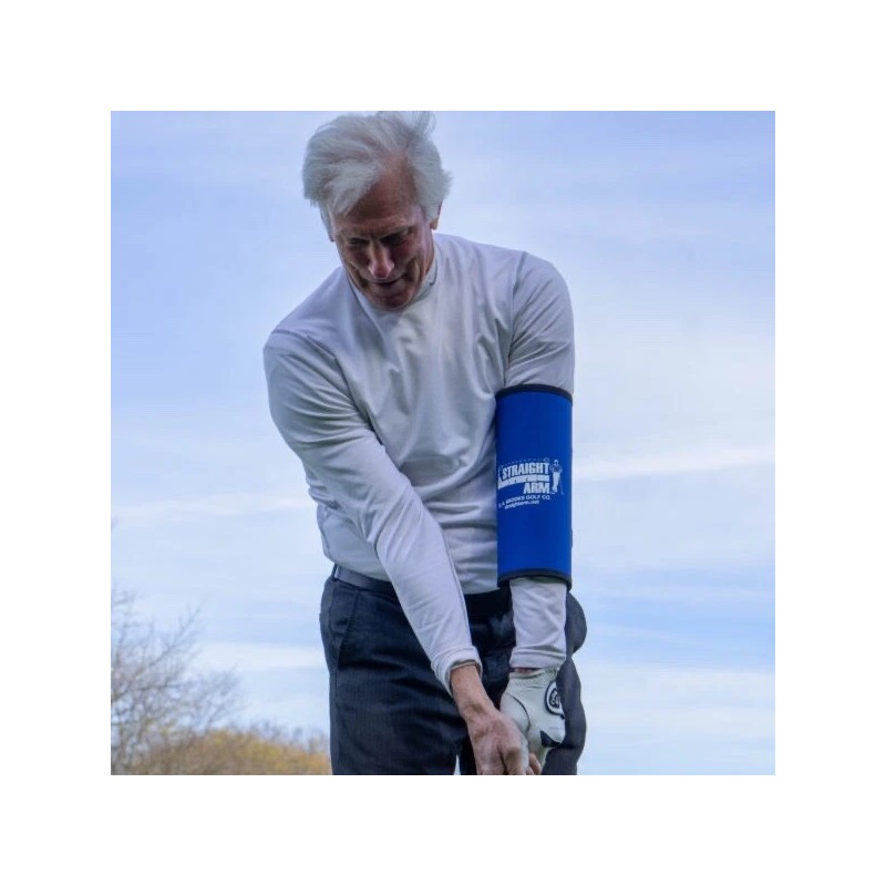 Straight Arm Golf Swing Trainer - Improve Ball Striking -