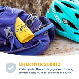 Body Glide Cycle Glide Anti Chafing Stick - Effective protection against chafing and chafing while cycling. Long lasting, waterproof and clean to use. Fresh mint scent (42g)