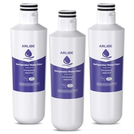 Arlide Water Filter Replacement for LT1000P ADQ747935, MDJ64844601, LMXS28626D, LT1000PC, LT-1000PC Kenmore 46-9980, 469981(3 Packs)