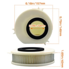 Air Filter 5EL-14451-00 HFA4913 Replacement for Yamaha V Star 1100 XVS1100 XVS1100A XVS1100AT XVS1100AW 2000-2009