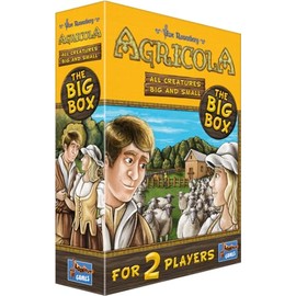 Agricola All Criatures Big and Small The Big Box | Juego de agricultura | Juego de estrategia para adultos y niños | Juego de mesa familiar | A partir de 10 años | 2 jugadores | Tiempo de juego promedio 30 minutos | Hecho por Lookout Games