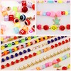 6000+pcs Polymer Clay Beads Smile Beads Crystal Beads Letter Beads