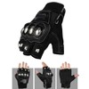 Oubaiya Steel Outdoor Knuckle Motorcycle Motorbike Powersports Safety Gloves (Medium,