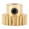 3Pcs RC Car Gear Copper M0.6 3.175mm Diameter Remote Control