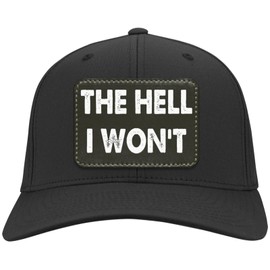 Absurd Ink The Hell I Won't - Adjustable Cap Black