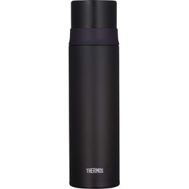 Thermos FFM-501 MTBK Stainless Steel Slim Bottle, Matte Black, 16.9 fl oz (500 ml)