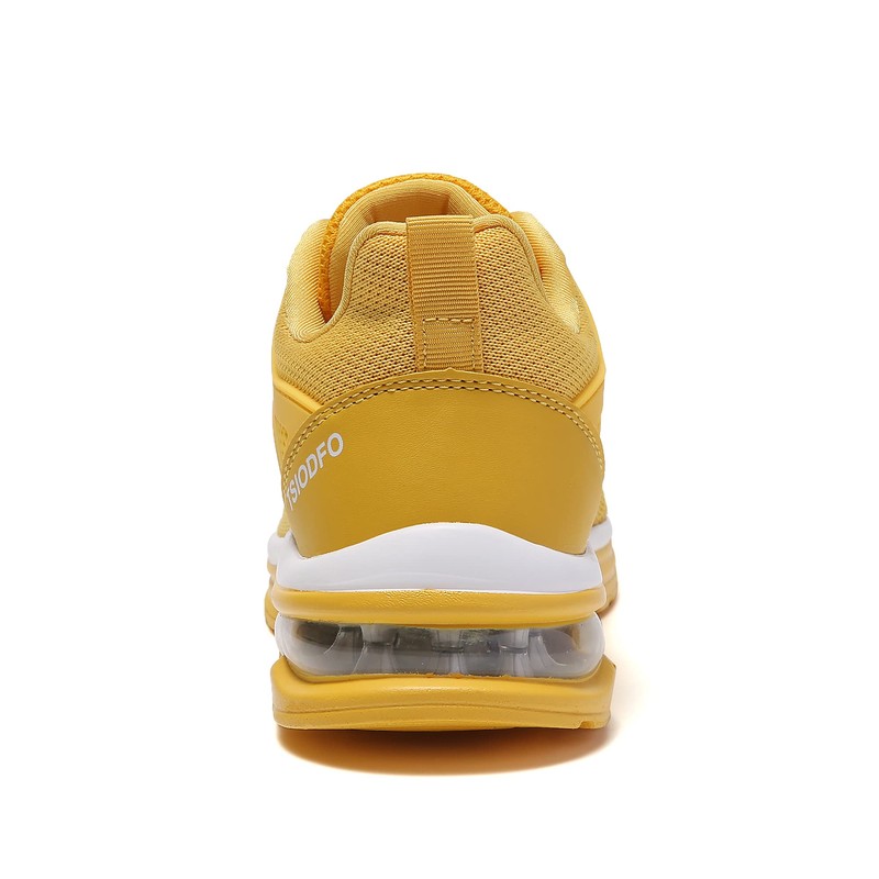 SKDOIUL Tenis deportivos para correr para mujer, Amarillo, 9.5 US