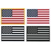 Thin Red Line American Flag Patch 2-PK Set, Fireman Firefighter,