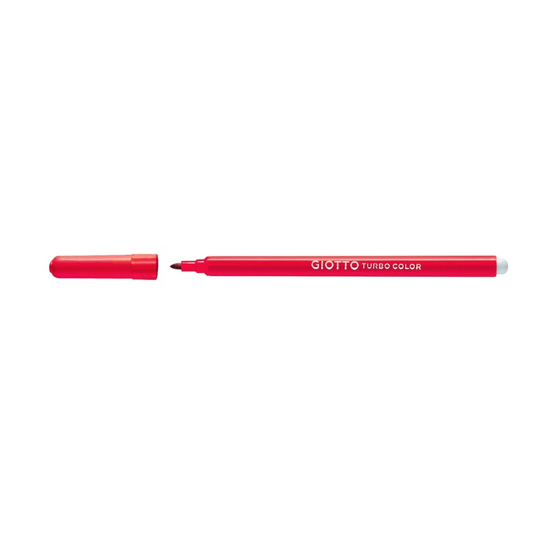 GIOTTO 0719 00 Turbo Color Fasermaler, Mehrfarbig, 12 Farben