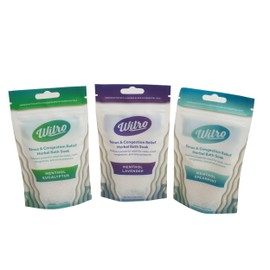 Wilro Soothing Aromatic Bath Salts, 3 Pack, Variety Sampler Pack