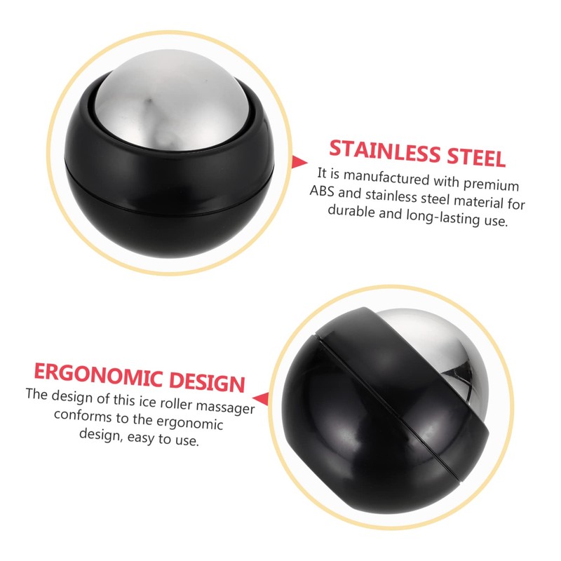 Baluue Handheld Massage Stainless Steel Hot Cold Roller for Muscle