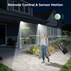 nipify Solar Motion Lights Outdoor, 3 Modes Split Motion Sensor