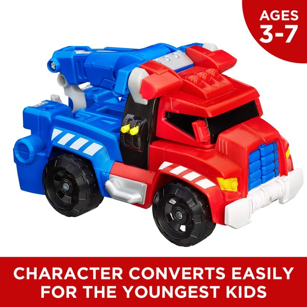 Transformers Transformers Playskool Heroes Rescue Bots Optimus Prime, 4.5-Inch Action