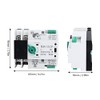 Zerone Power Transfer Switch, Dual Power Transfer Switch 100A Dual