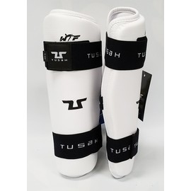 Tusah Taekwondo TKD Shin Guard Leg Protector WTF Approved (XL)