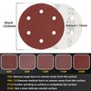 50pcs 9 inch 6 Hole Sanding Discs Set -10 Each