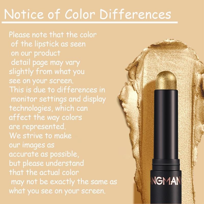 8 Colors Glitter Eyeshadow Stick, 8 Counts Highlighter Eye Shadow