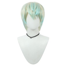 Cosplay Wig, Heat Resistant, Wig, Anime, Full Wig, For Cosplay, Costume Accessories, Parties, Events, Disguise, Includes Wig Net, Cosplay Wig, Small Face Effect, Cute Mana Eight