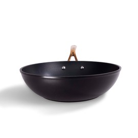 frök All-In-One Non-Stick Fry Pan Meets Wok with Lid, 11-Inch, Black & Gold