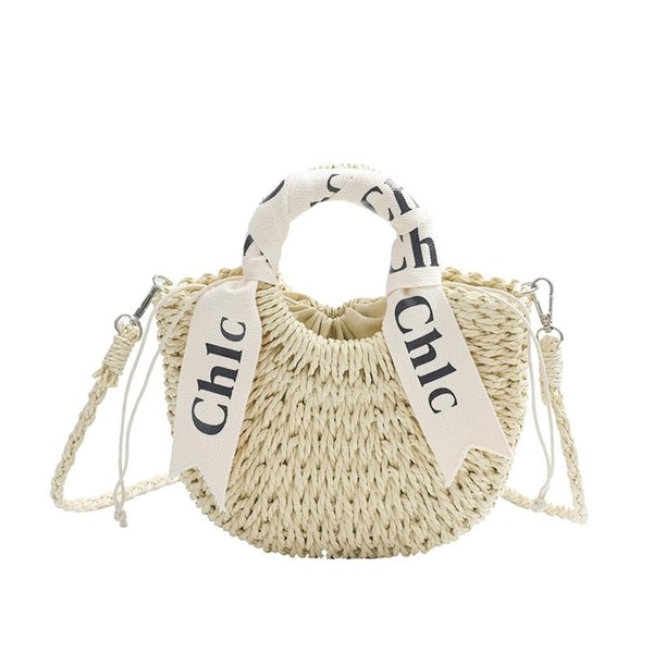 Women's Shoulder Handbags Straw Beach Bag Woven Crossbody Bag Handbag