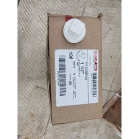 Charlotte (50-Pk) Charlotte Pipe Cleanout Plug PVC Plastic 1-1/2" PVC001060600HA
