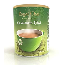 Royal Chai | Cardamom Sweetened Tub | 400 g (Pack of 1) | Premium Instant Chai | Makes 20 cups