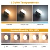 NookNova Rechargeable Light Bulbs with Remote, 10000mAh Battery Operated Light