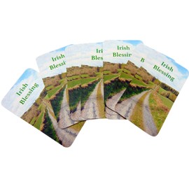 Westmon Works Irish Blessing Holy Card Bulk Pack May The Road Rise Ireland Prayer Made in the USA, Set of 10