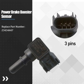 Power Brake Booster Vacuum Sensor 23434447 Fit for Chevy Malibu 2016-2022 for Buick Lacrosse 2017-2019 Regal Sportback 2018-2020