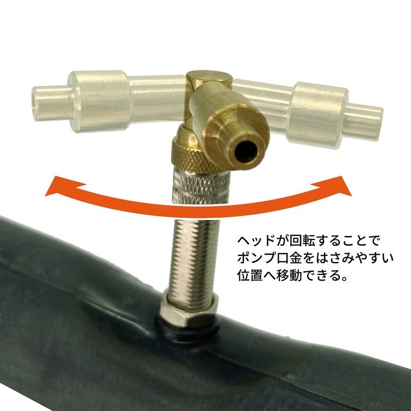 SAGISAKA 33524 Valve Adapter for Bicycles and Toddlers Vehicles, English
