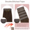 Silk-co Double Stitched Tape Extensions Real Hair Pack of 20,