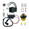 Ignition CDI Box&Ignition Coil&Starter Solenoid Relay Replacement for Kawasaki Bayou