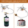 WADEO Camping Stove, Outdoor Portable Burner Cooking Stove Foldable Windproof