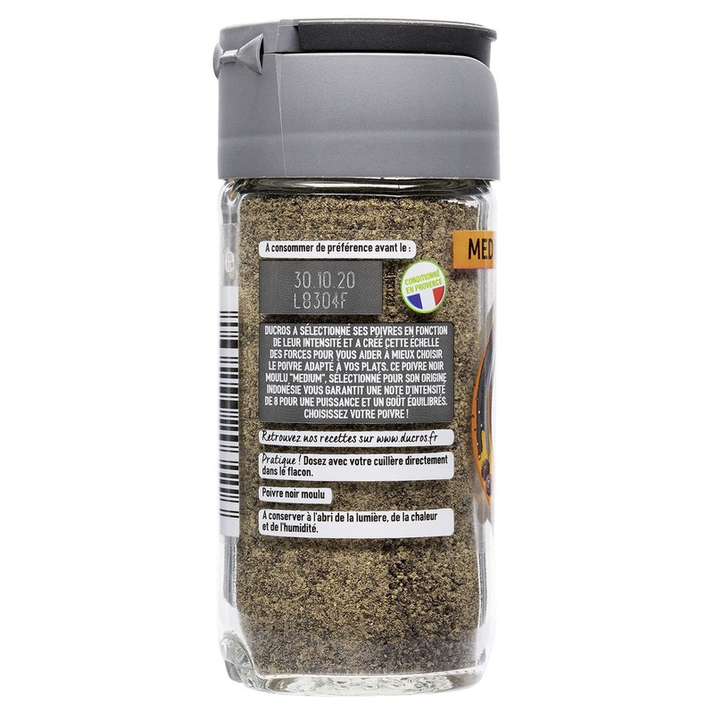 Ducros Indonesian Ground Black Pepper