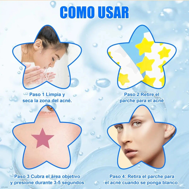 Parche Parches Estrella Star Anti