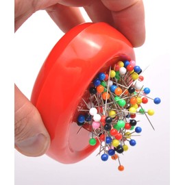 Trimz Magnetic Pin Cushion, Red, 12 x 8 x 3 cm