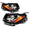 SELEAD Headlight Assembly Fit 2017-2021 for JEEP COMPASS Pair Headlights