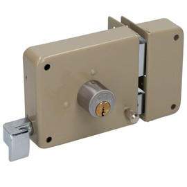 Lock 16CS Cerradura de sobreponer función instala fácil, derecha, llave estándar, blíster
