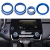 Aluminum Centre Console Cover Compatible with Honda CRV CR-V 2017
