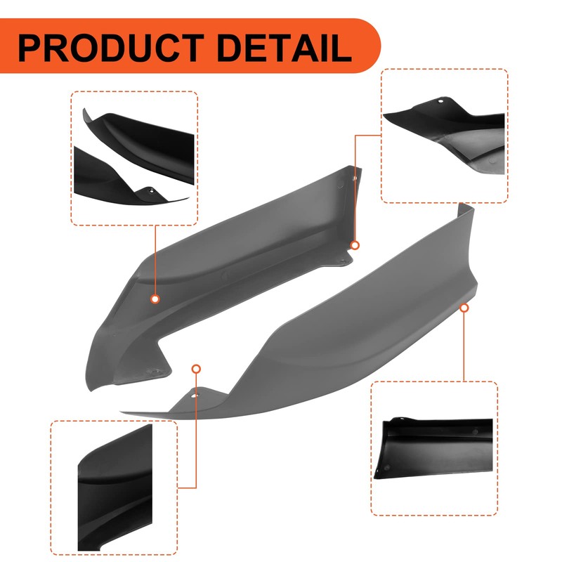 ECOTRIC Rear Side Corner Spats Apron Compatible with Honda 2016-2017