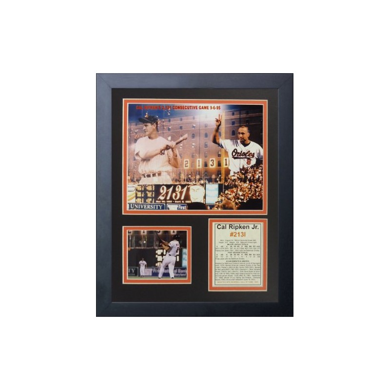 Legends Never Die Cal Ripken #2131 Framed Photo Collage, 11