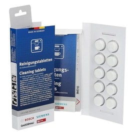 10 00312295 Cleaning Tablets for Espresso Coffee Makers for Bosch, Gaggenau, Neff and Siemens